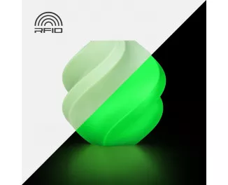 Пластик/філамент для 3D-принтера з котушкою Bambu Lab PLA Glow Filament with spool 1kg - Glow Green (A12-G0-1.75-1000-SPL)