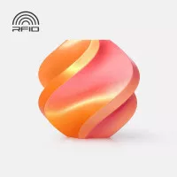 Пластик/филамент для 3D-принтера с катушкой Bambu Lab PLA Silk Multi-Color Filament with spool 1kg - Gilded Rose (Pink-Gold)