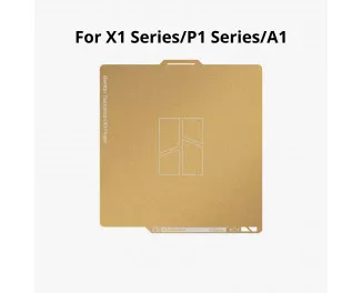 Пластина Bambu Lab Textured PEI Plate Gold для 3D-принтера X1/P1/A1 (FAP007)