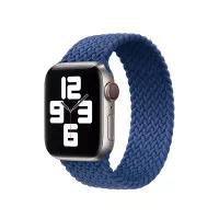 Плетёный монобраслет для Apple Watch 38/40/41 mm Apple Braided Solo Loop Atlantic Blue (MY6Y2), Size 4