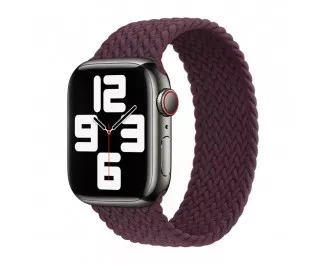 Плетёный монобраслет для Apple Watch 38/40/41 mm Apple Braided Solo Loop Dark Cherry (ML3Y3), Size 6