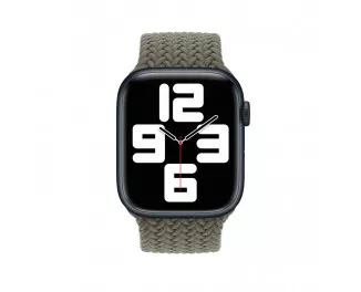 Плетений монобраслет для Apple Watch 38/40/41 mm Apple Braided Solo Loop Olive (MQY63), Size 8