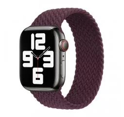 Плетёный монобраслет для Apple Watch 38/40/41mm Apple Braided Solo Loop Dark Cherry (ML3Y3), Size 6