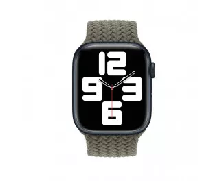 Плетёный монобраслет для Apple Watch 40/41/42 mm Apple Braided Solo Loop Olive (MQY63), Size 8