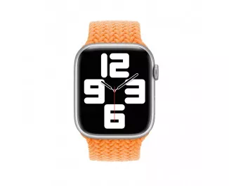 Плетёный монобраслет для Apple Watch 44/45/46 mm Apple Braided Solo Loop Bright Orange (MQYL3), Size 3