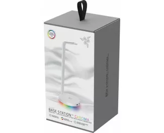 Підставка для навушників Razer Base Station V2 Chroma Mercury (RC21-01510300-R3M1)