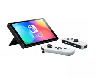 Портативная игровая приставка Nintendo Switch OLED with White Joy-Con (NSH008)