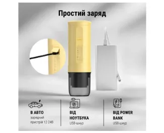Портативна кавоварка BUYDEEM Nano Espresso Machine OTEM-01 Mellow Yellow (OTEM-01-MY)