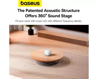 Портативная колонка Baseus AeQur V2 White (A2005050021100)