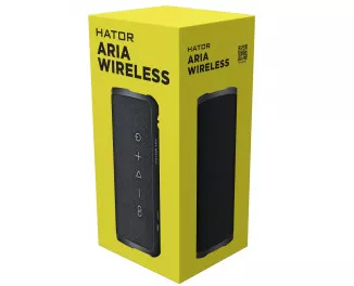 Портативна колонка Hator Aria Wireless Phantom Black (HTA-201)