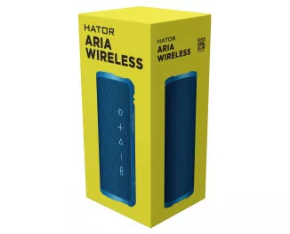 Портативна колонка Hator Aria Wireless Stormy Blue (HTA-202)