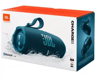 Портативна колонка JBL Charge 6 - Blue (JBLCHARGE6BLU)