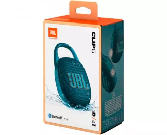 Портативна колонка JBL Clip 5 Blue (JBLCLIP5BLU)