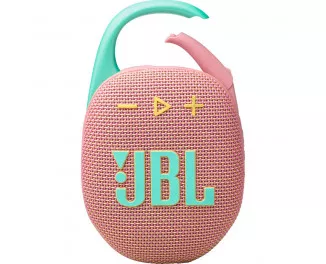 Портативна колонка JBL Clip 5 Pink (JBLCLIP5PINK)