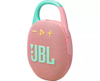 Портативна колонка JBL Clip 5 Pink (JBLCLIP5PINK)