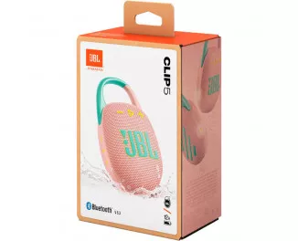 Портативна колонка JBL Clip 5 Pink (JBLCLIP5PINK)