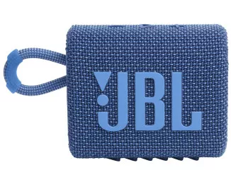 Портативная колонка JBL Go 3 Eco Blue (JBLGO3ECOBLU)
