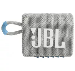Портативная колонка JBL Go 3 Eco White (JBLGO3ECOWHT)