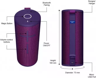 Портативна колонка Ultimate Ears Boom 3 Ultraviolet Purple (984-001363)