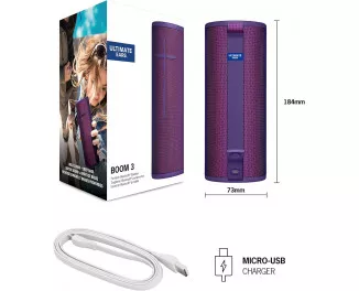 Портативна колонка Ultimate Ears Boom 3 Ultraviolet Purple (984-001363)