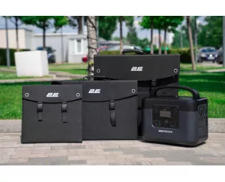 Портативна сонячна панель 2E 100W (2E-LSFC-100) Black