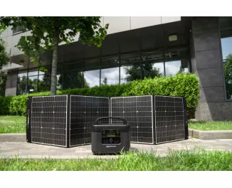 Портативная солнечная панель 2E 100W (2E-PSPLW100) Black