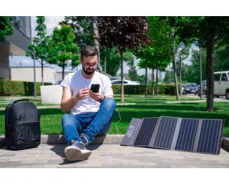 Портативна сонячна панель 2E 36W (2E-PSP0021) Black