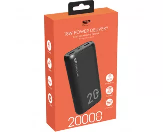 Портативный аккумулятор 20000mAh Silicon Power QS15 Black (SP20KMAPBKQS150K)