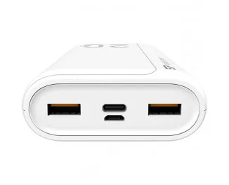 Портативный аккумулятор 20000mAh Silicon Power QS15 White (SP20KMAPBKQS150W)