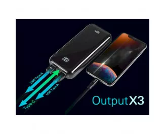 Портативный аккумулятор 20000mAh Silicon Power QS28 Black (SP20KMAPBKQS280K)