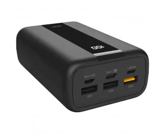 Портативный аккумулятор 30000mAh Silicon Power QX55 Black (SP30KMAPBKQX550K)