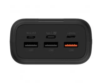 Портативный аккумулятор 30000mAh Silicon Power QX55 Black (SP30KMAPBKQX550K)