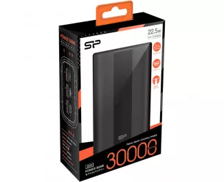 Портативный аккумулятор 30000mAh Silicon Power QX55 Black (SP30KMAPBKQX550K)