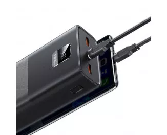 Портативный аккумулятор 30000mAh USAMS PB68 QC3.0+PD3.0 65W Black (ATXLOGTC01)