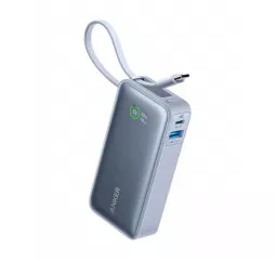 Портативный аккумулятор Anker Nano Power Bank 10000mAh 30W (Built-In USB-C Cable) (A2159031) Blue