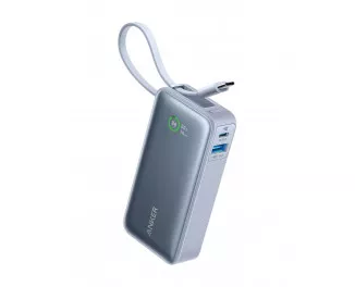 Портативний акумулятор Anker Nano Power Bank 10000mAh 30W (Built-In USB-C Cable) (A2159031) Blue