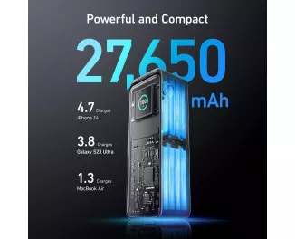 Портативний акумулятор Anker Prime 27K 250W PD 3.1 27650mAh (A1340011) Black