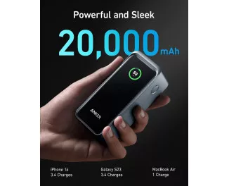 Портативний акумулятор Anker Prime 735 Power Bank 20000mAh 200W (A1336011) Black