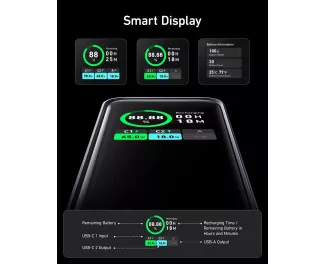 Портативний акумулятор Anker Prime 735 Power Bank 20000mAh 200W (A1336011) Black
