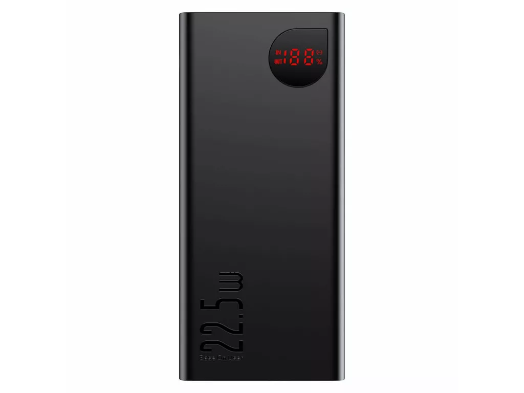 Портативный аккумулятор Baseus Adaman Digital Display Quick Charge 40000mAh 22.5W (QC3.0 PD3.0) (PPAD020101) Black