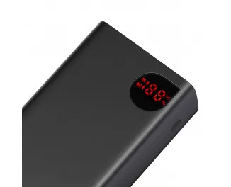 Портативный аккумулятор Baseus Adaman Digital Display Quick Charge 40000mAh 22.5W (QC3.0 PD3.0) (PPAD020101) Black