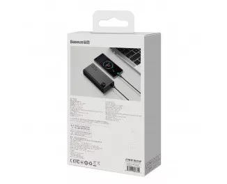 Портативний акумулятор Baseus Adaman Digital Display Quick Charge 40000mAh 22.5W (QC3.0 PD3.0) (PPAD020101) Black