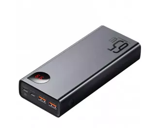 Портативный аккумулятор Baseus Adaman Metal Digital Display 20000mAh 65W (QC3.0 PD3.0) (PPIMDA-D01) Black