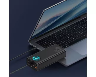 Портативний акумулятор Baseus Amblight Digital Display Fast Charge 26800mAh 65W (P10022402113-00) Black
