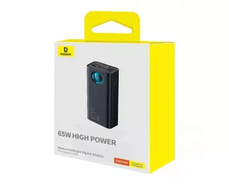 Портативний акумулятор Baseus Amblight Digital Display Fast Charge 26800mAh 65W (P10022402113-00) Black