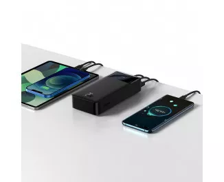 Портативный аккумулятор Baseus Bipow Digital Display 30000mAh 20W (QC3.0 PD) (PPBD050401, PPDML-N01) Black