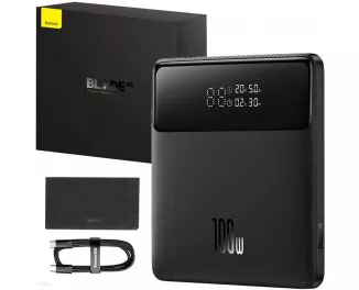 Портативный акумулятор Baseus Blade HD Edition 20000mAh 100W (PPBL000301) Black