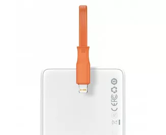 Портативний акумулятор Baseus Block Digital Display 20000mAh 20W (with Lightning cable) (PPLK000002) White