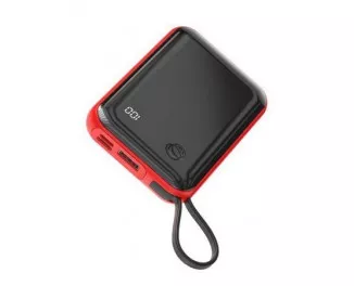 Портативный аккумулятор Baseus Mini S Digital Display 3A 10000mAh (with Lightning cable) (PPXF-E09) Red