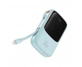 Портативный аккумулятор Baseus Qpow Pro Digital Display Fast Charge 10000mAh 20W Blue (PPQD020003)